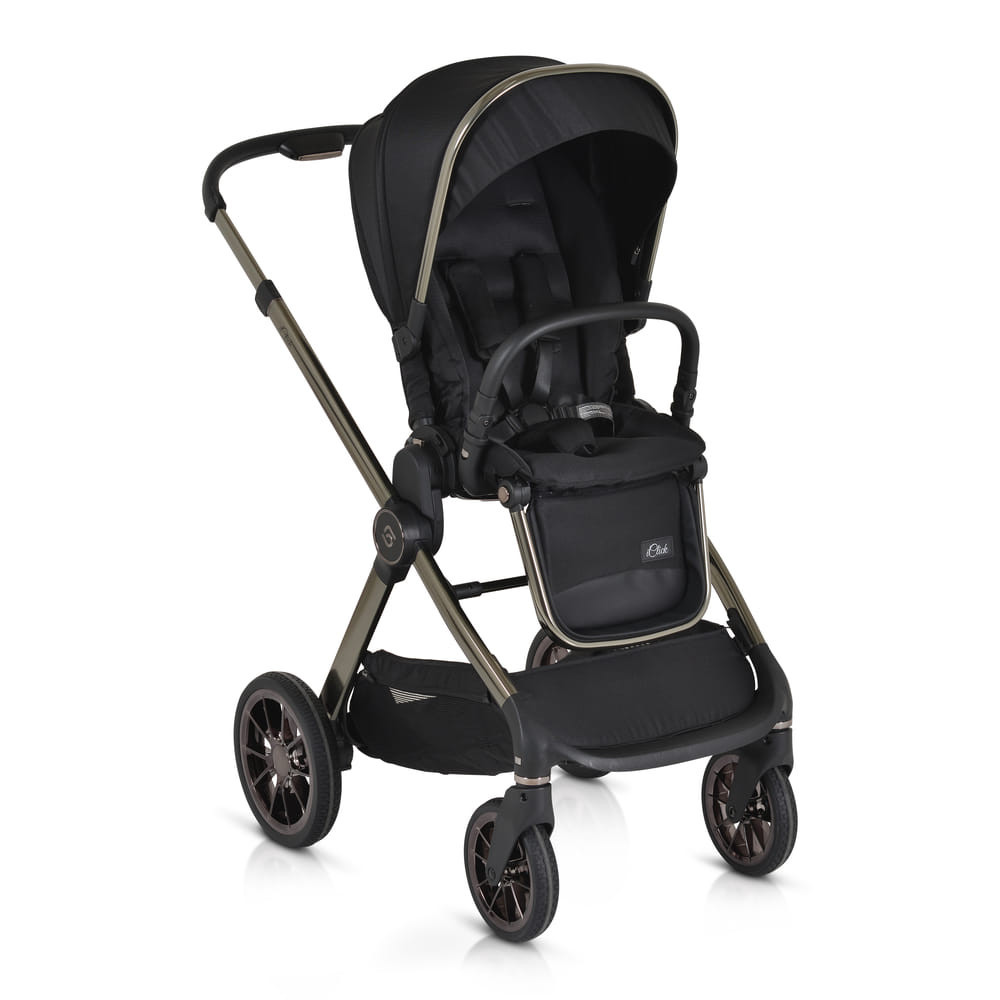 Cangaroo - iCLICK Babakocsi 3in1 22kg, One Touch System FEKETE