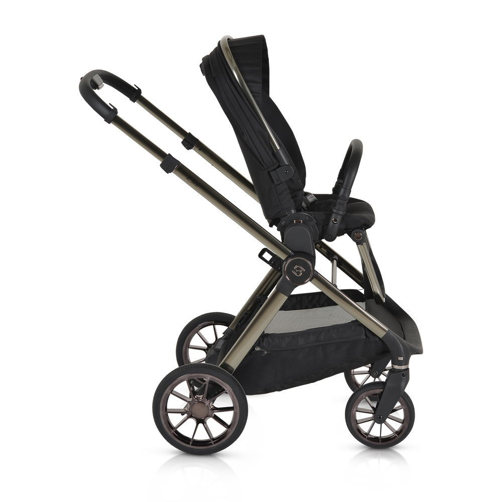 Cangaroo - iCLICK Babakocsi 3in1 22kg, One Touch System FEKETE