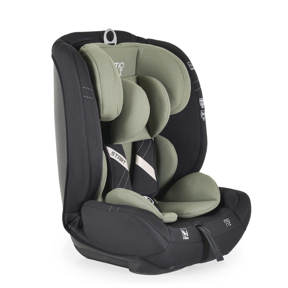 Moni - START autósülés 76-150cm I-SIZE, ajándék takaróval ZÖLD