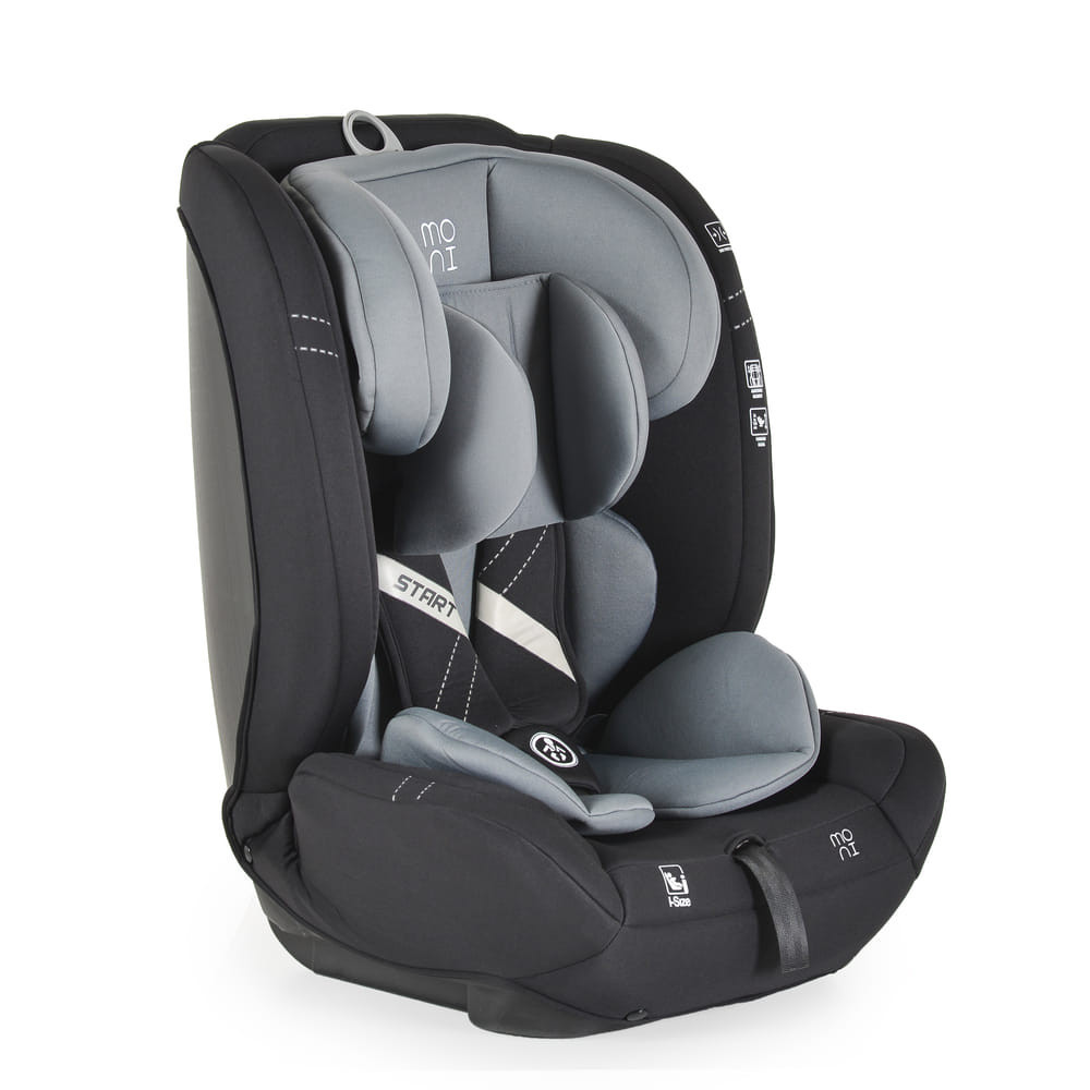 Moni - START autósülés 76-150cm I-SIZE, ajándék takaróval SZÜRKE