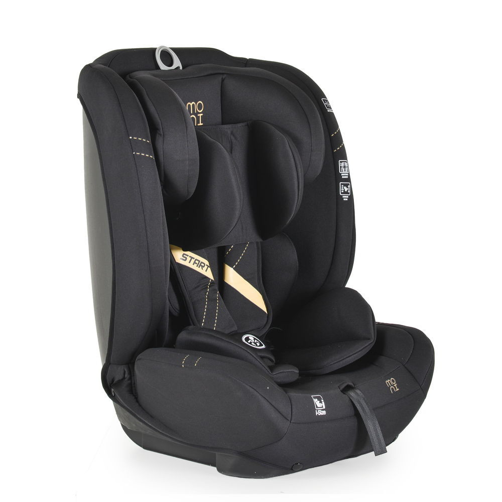 Moni - START autósülés 76-150cm I-SIZE, ajándék takaróval FEKETE