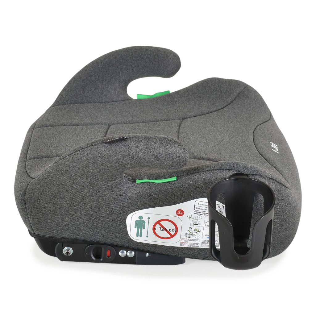 Moni I-Jet - 125-150cm I-SIZE ISOFIX Ülésmagasító Szürke – ülésmagasító
