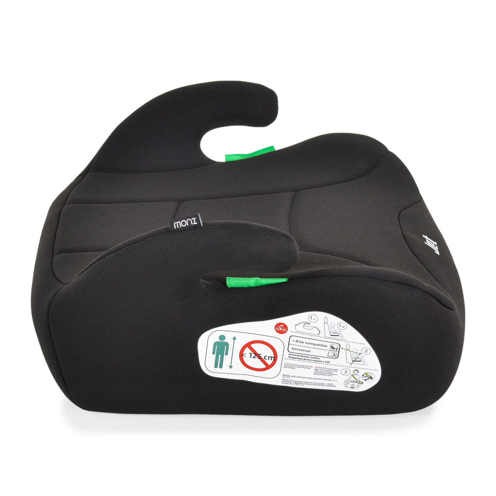 Moni Jet - 125-150cm Black I-SIZE Ülésmagasító – ülésmagasító