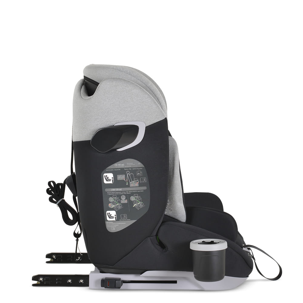 Cangaroo - FORCE autós ülés I-SIZE, 76-150cm, ISOFIX, pohártartóval, SPS, SZÜRKE
