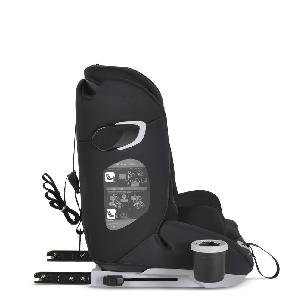 Cangaroo - FORCE autós ülés I-SIZE, 76-150cm, ISOFIX, pohártartóval, SPS, FEKETE