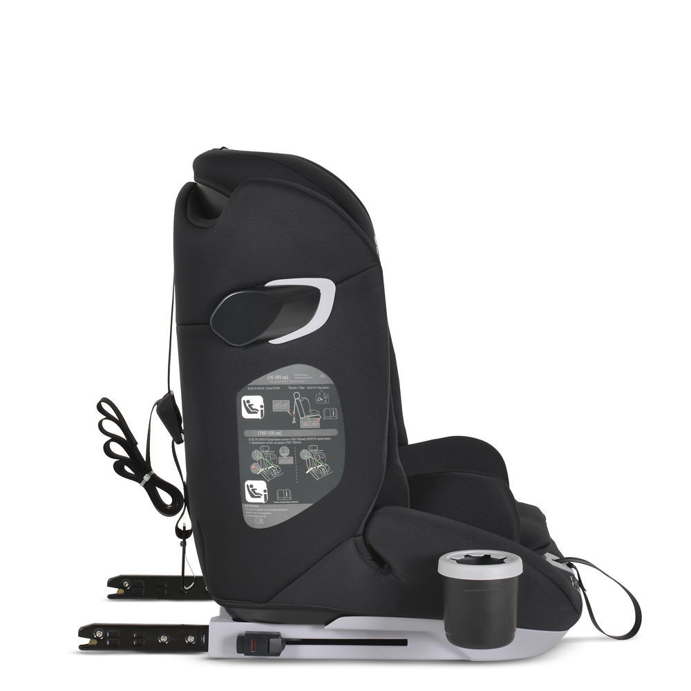 Cangaroo - FORCE autós ülés I-SIZE, 76-150cm, ISOFIX, pohártartóval, SPS, FEKETE