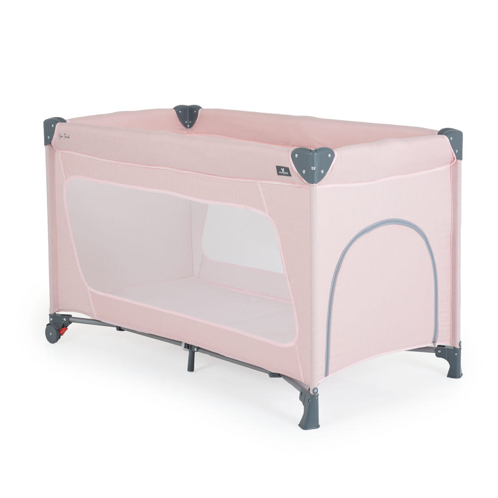 Moni - ONE TOUCH utazóágy egy kézzel csukható PINK