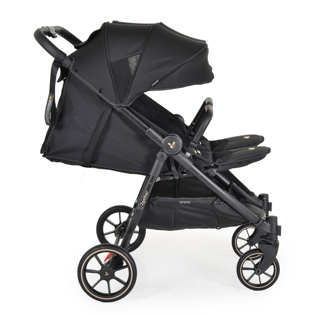 Cangaroo 2Gether Ultimate - Modern-Black Sport Iker Babakocsi – babakocsi