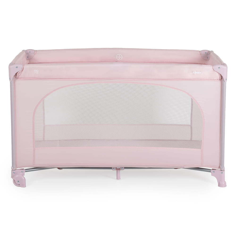 Moni - UNO utazóágy 1 szintes zippes kibújóval PINK