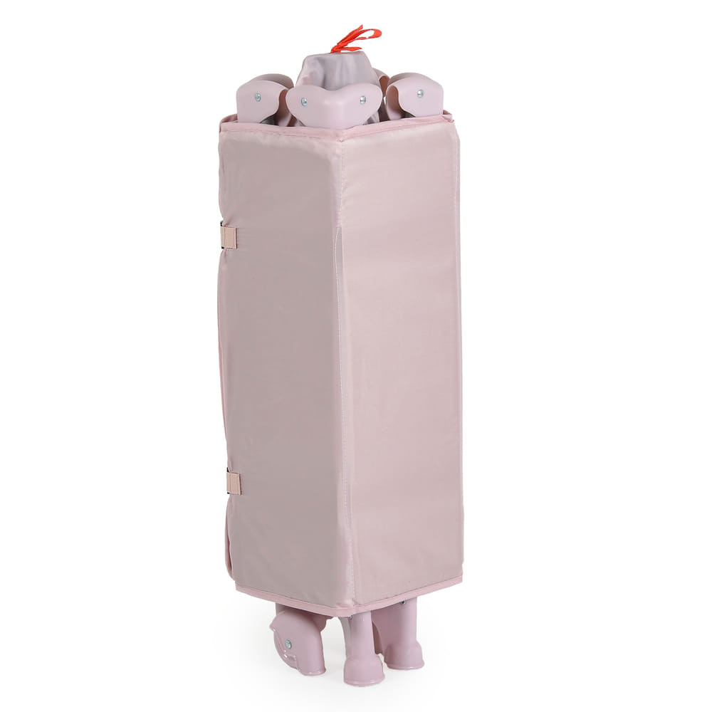 Moni - UNO utazóágy 1 szintes zippes kibújóval PINK