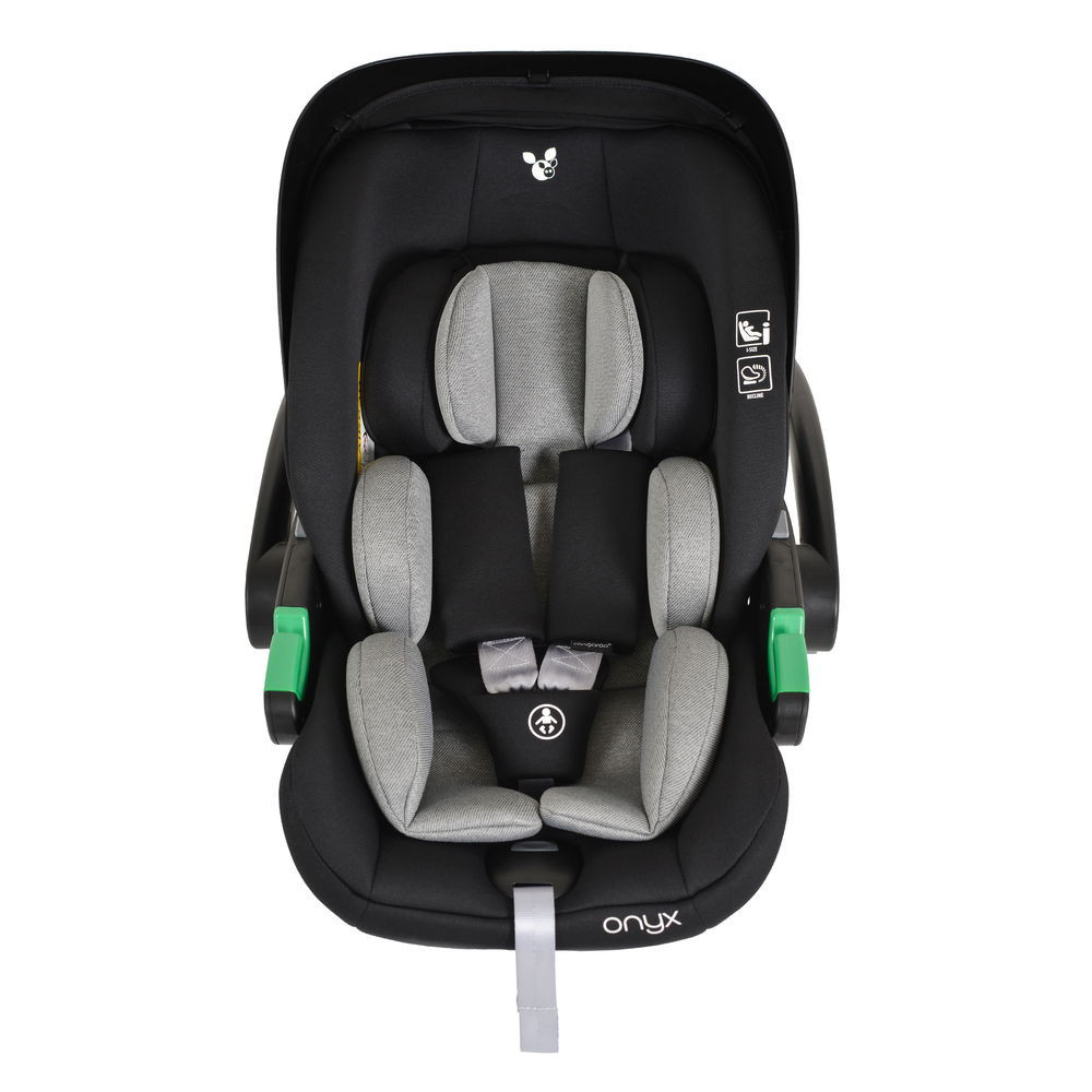 Cangaroo - ONYX autós hordozó 40-87cm-ig bővíthető, forgatható SZÜRKE