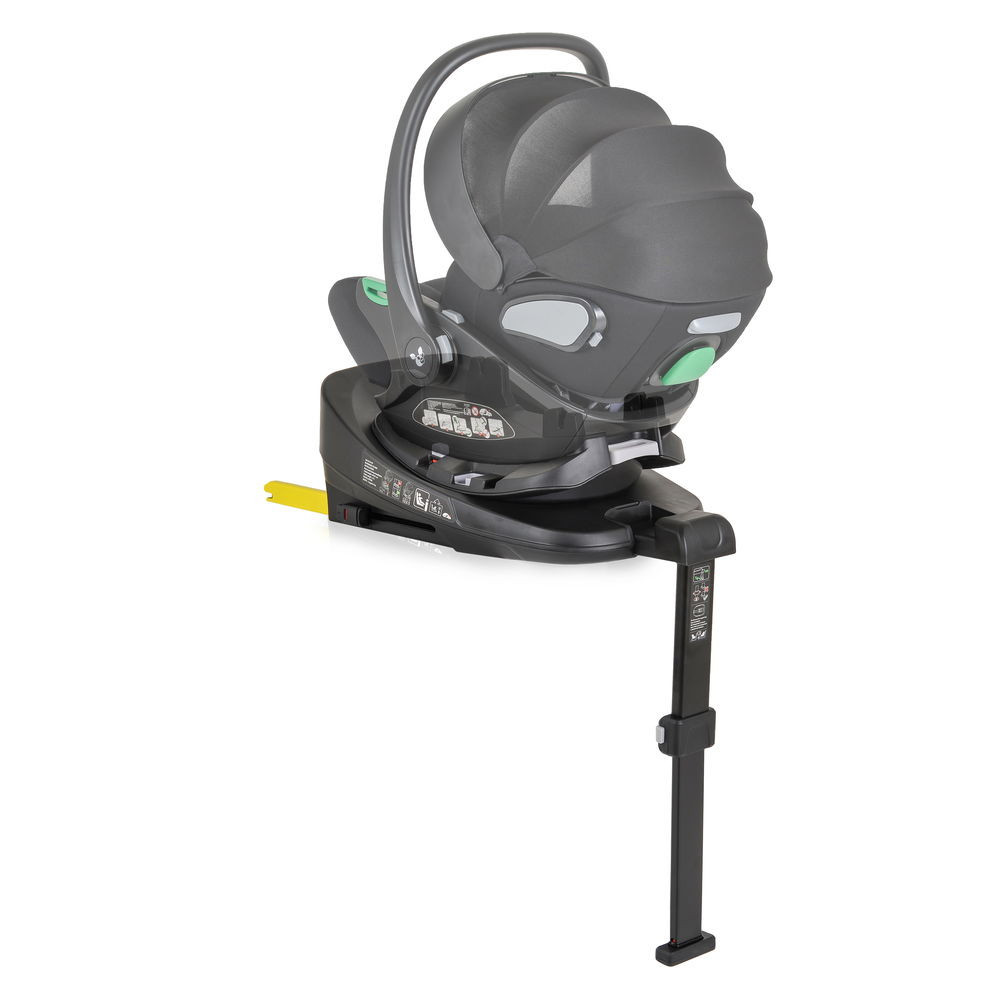 Cangaroo - ROTEX bázistalp elforgatható ONYX hordozóhoz 40-87cm FEKETE – autósülés