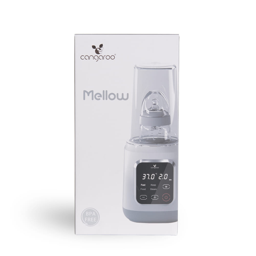 Cangaroo - MELLOW 4in1 cumisüveg melegítő, sterilizáló, melegen tartó funkcióval FEHÉR