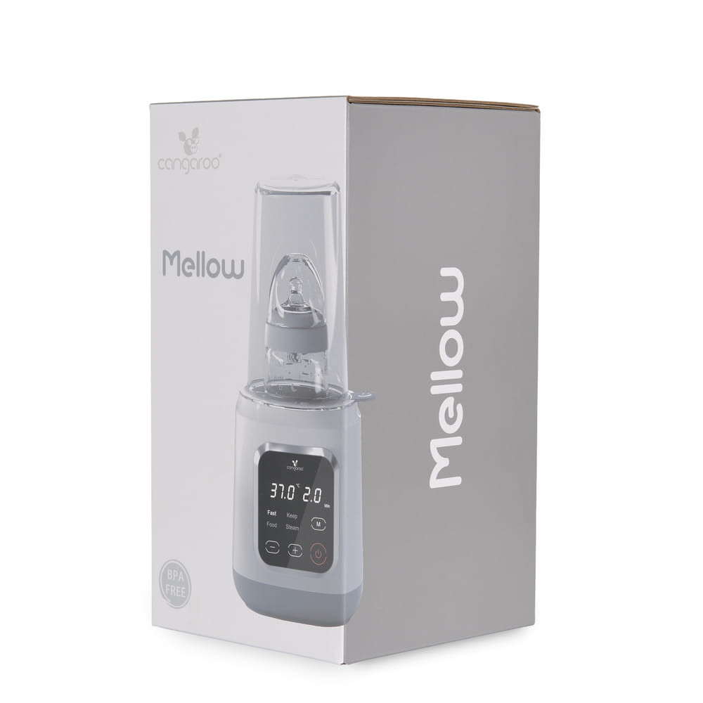 Cangaroo - MELLOW 4in1 cumisüveg melegítő, sterilizáló, melegen tartó funkcióval FEHÉR