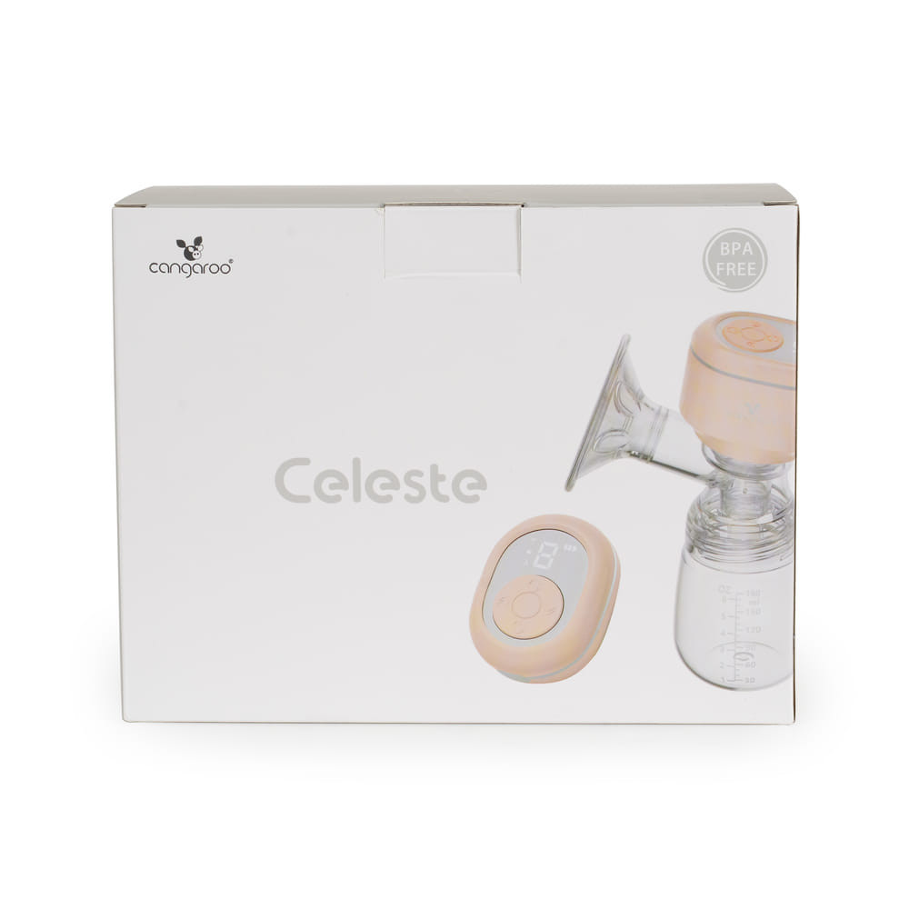 Cangaroo - CELESTE elektromos mellszívó 180ml tartály, USB töltővel