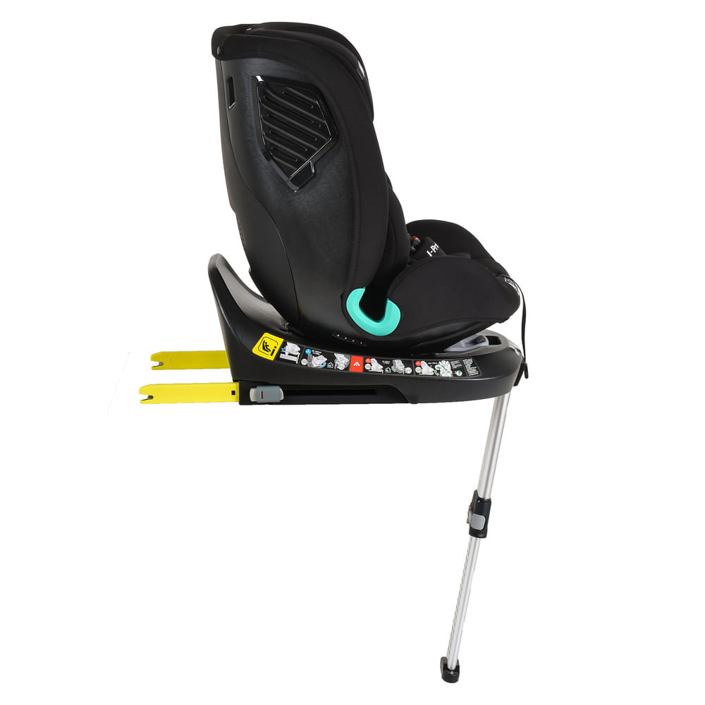 Cangaroo - i-PROTECT autós ülés 40-150cm támasztólábbal 360 forgatható FEKETE