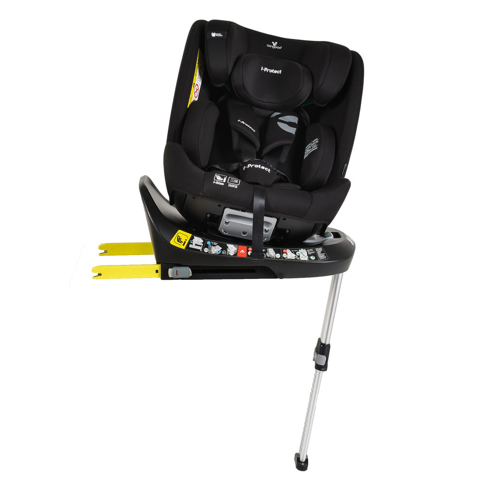 Cangaroo - i-PROTECT autós ülés 40-150cm támasztólábbal 360 forgatható FEKETE