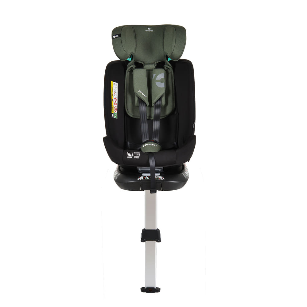 Cangaroo - i-PROTECT autós ülés 40-150cm támasztólábbal 360 forgatható ZÖLD