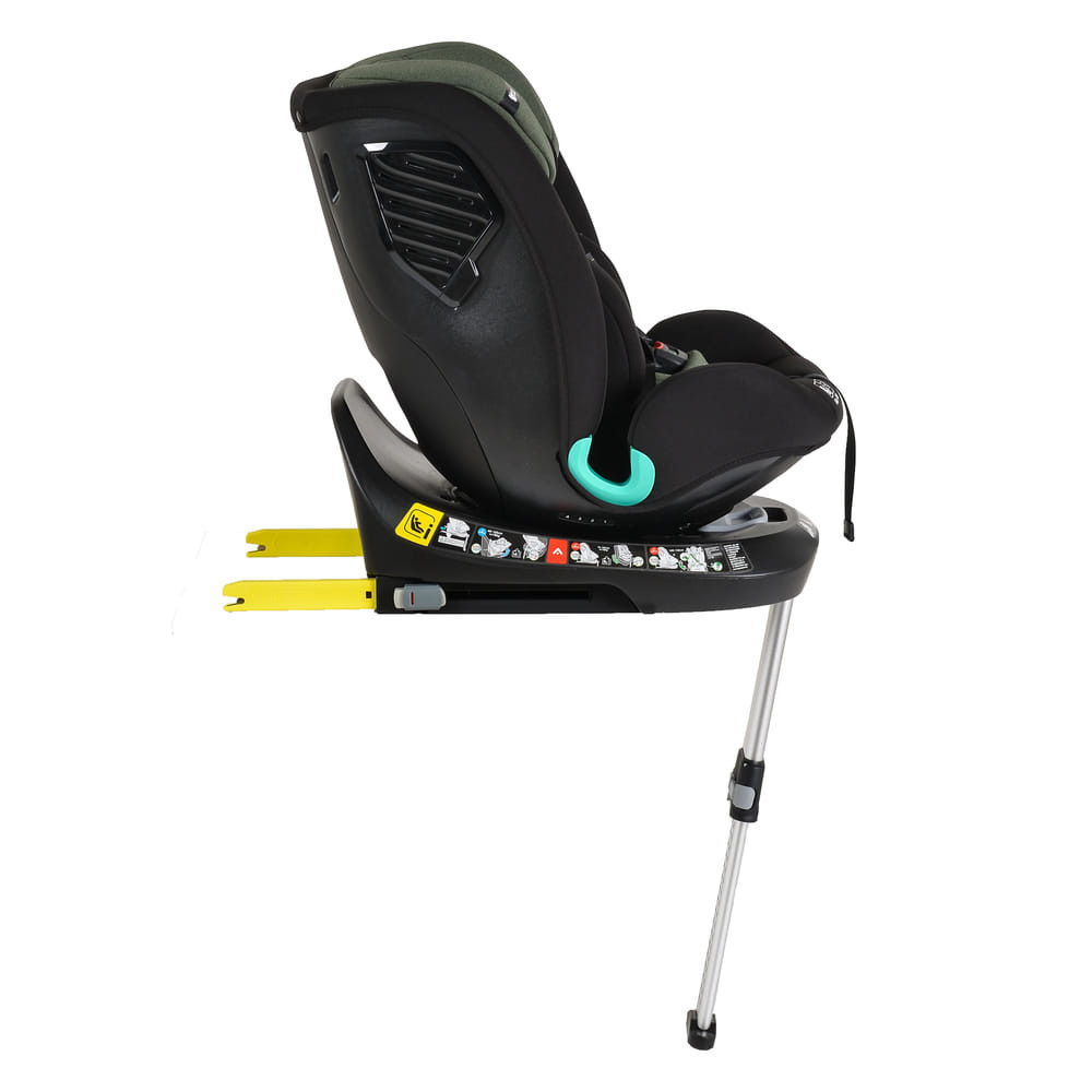 Cangaroo - i-PROTECT autós ülés 40-150cm támasztólábbal 360 forgatható ZÖLD