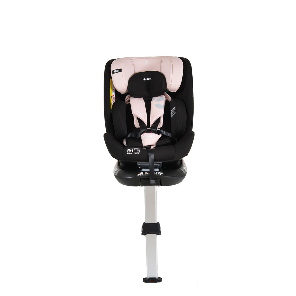 Cangaroo - i-PROTECT autós ülés 40-150cm támasztólábbal 360 forgatható PINK