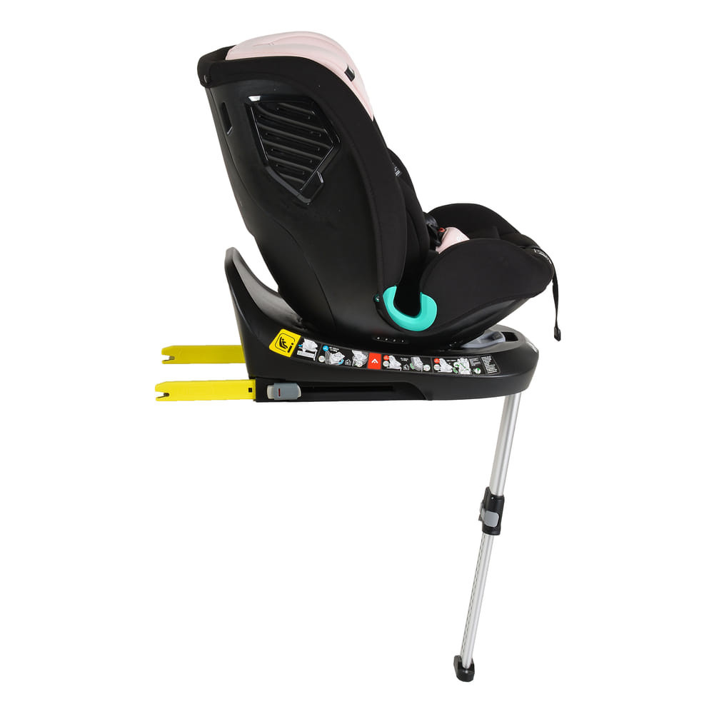 Cangaroo - i-PROTECT autós ülés 40-150cm támasztólábbal 360 forgatható PINK