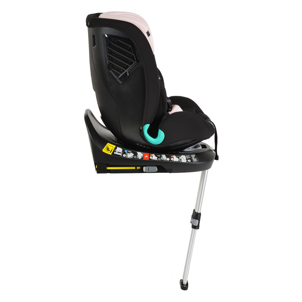 Cangaroo - i-PROTECT autós ülés 40-150cm támasztólábbal 360 forgatható PINK