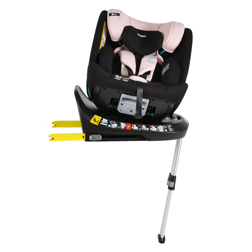 Cangaroo - i-PROTECT autós ülés 40-150cm támasztólábbal 360 forgatható PINK