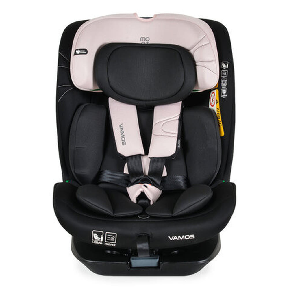 Moni - VAMOS autós ülés 40-150 cm 360 forgatható PINK