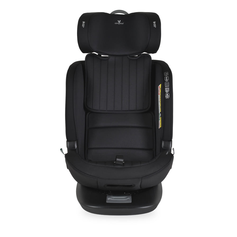 Cangaroo - GTS prémium autós ülés 40-150cm SPS, 360fokban forgatható FEKETE