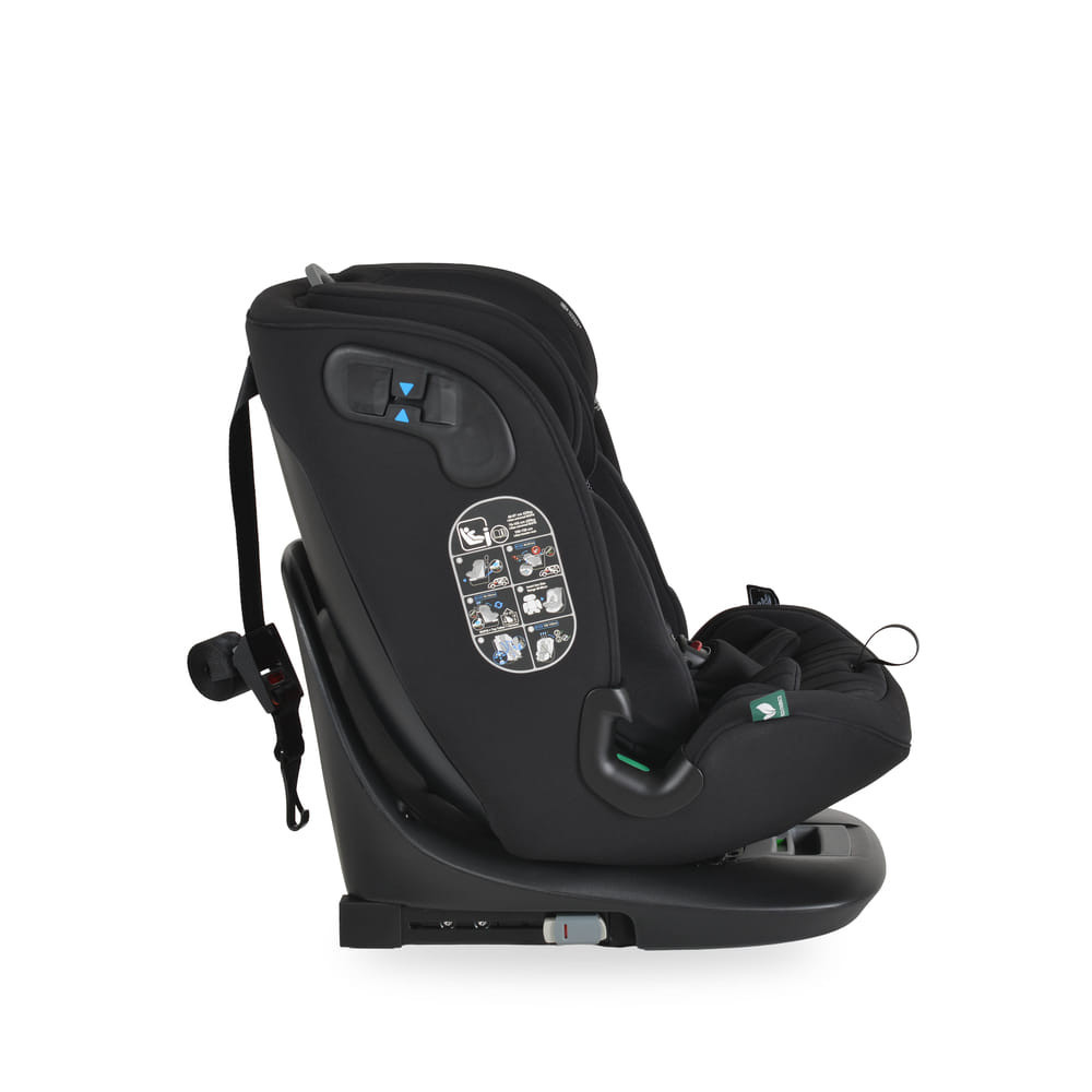 Cangaroo - GTS prémium autós ülés 40-150cm SPS, 360fokban forgatható FEKETE