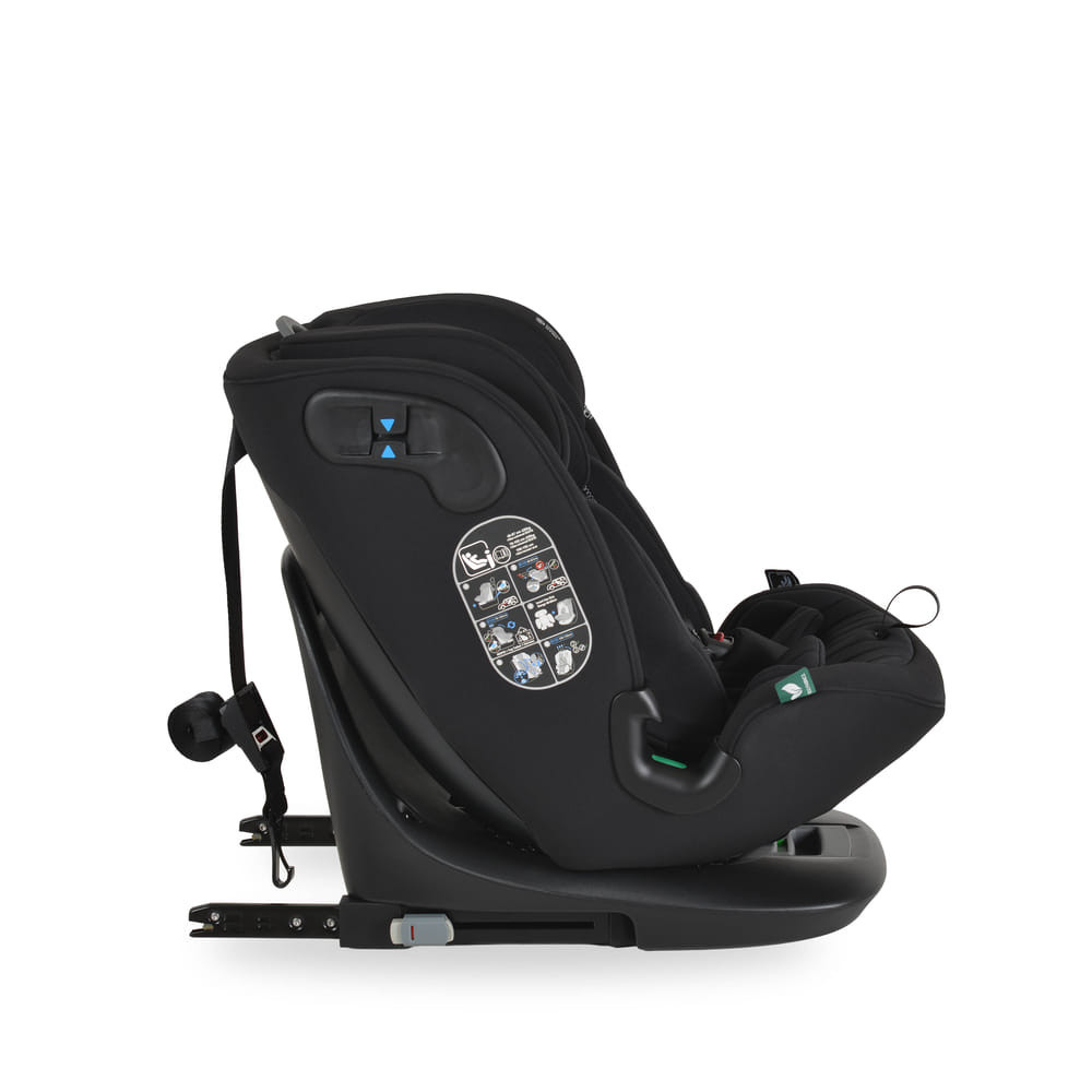 Cangaroo - GTS prémium autós ülés 40-150cm SPS, 360fokban forgatható FEKETE