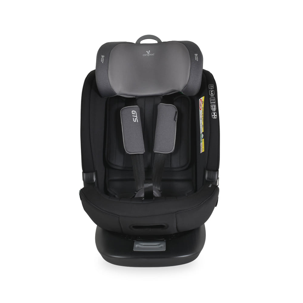 Cangaroo - GTS prémium autós ülés 40-150cm SPS, 360fokban forgatható SZÜRKE