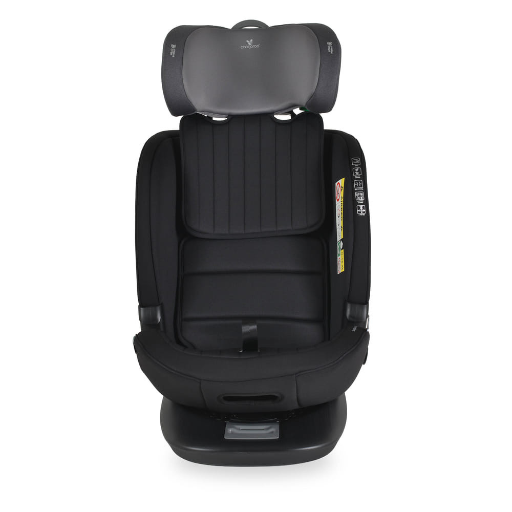 Cangaroo - GTS prémium autós ülés 40-150cm SPS, 360fokban forgatható SZÜRKE