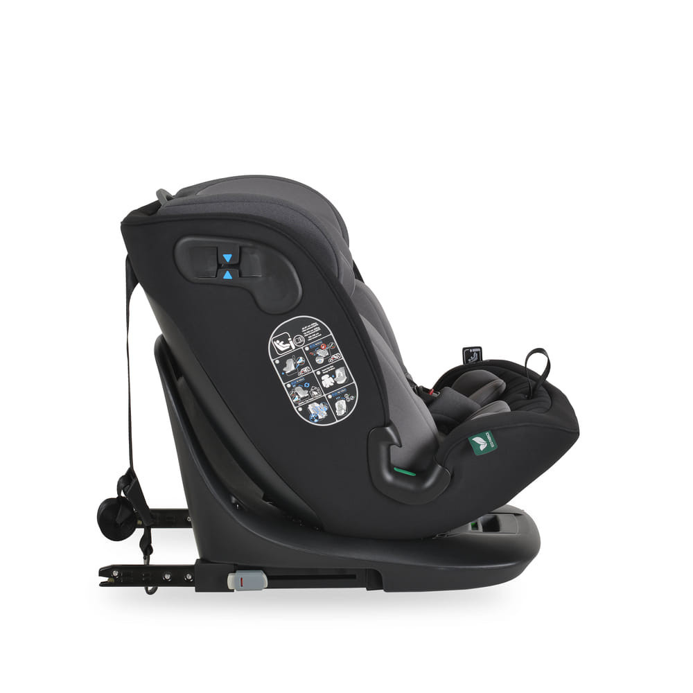 Cangaroo - GTS prémium autós ülés 40-150cm SPS, 360fokban forgatható SZÜRKE