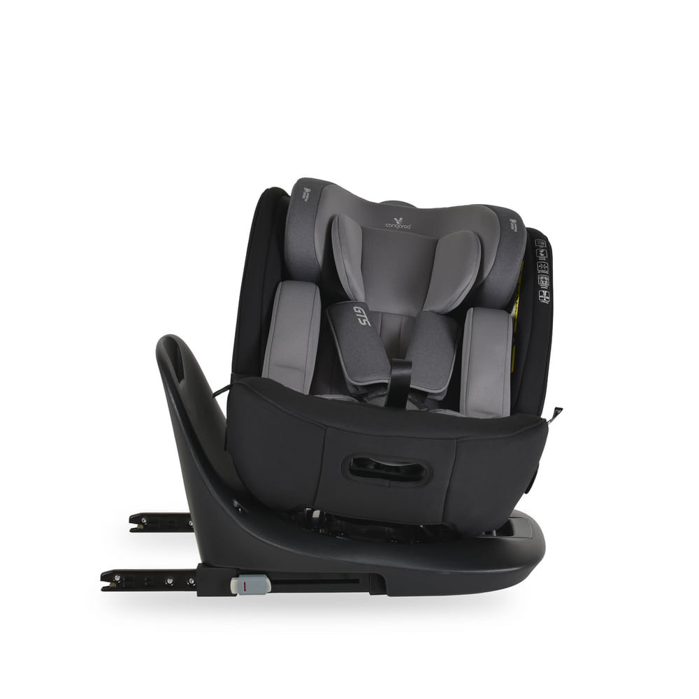 Cangaroo - GTS prémium autós ülés 40-150cm SPS, 360fokban forgatható SZÜRKE
