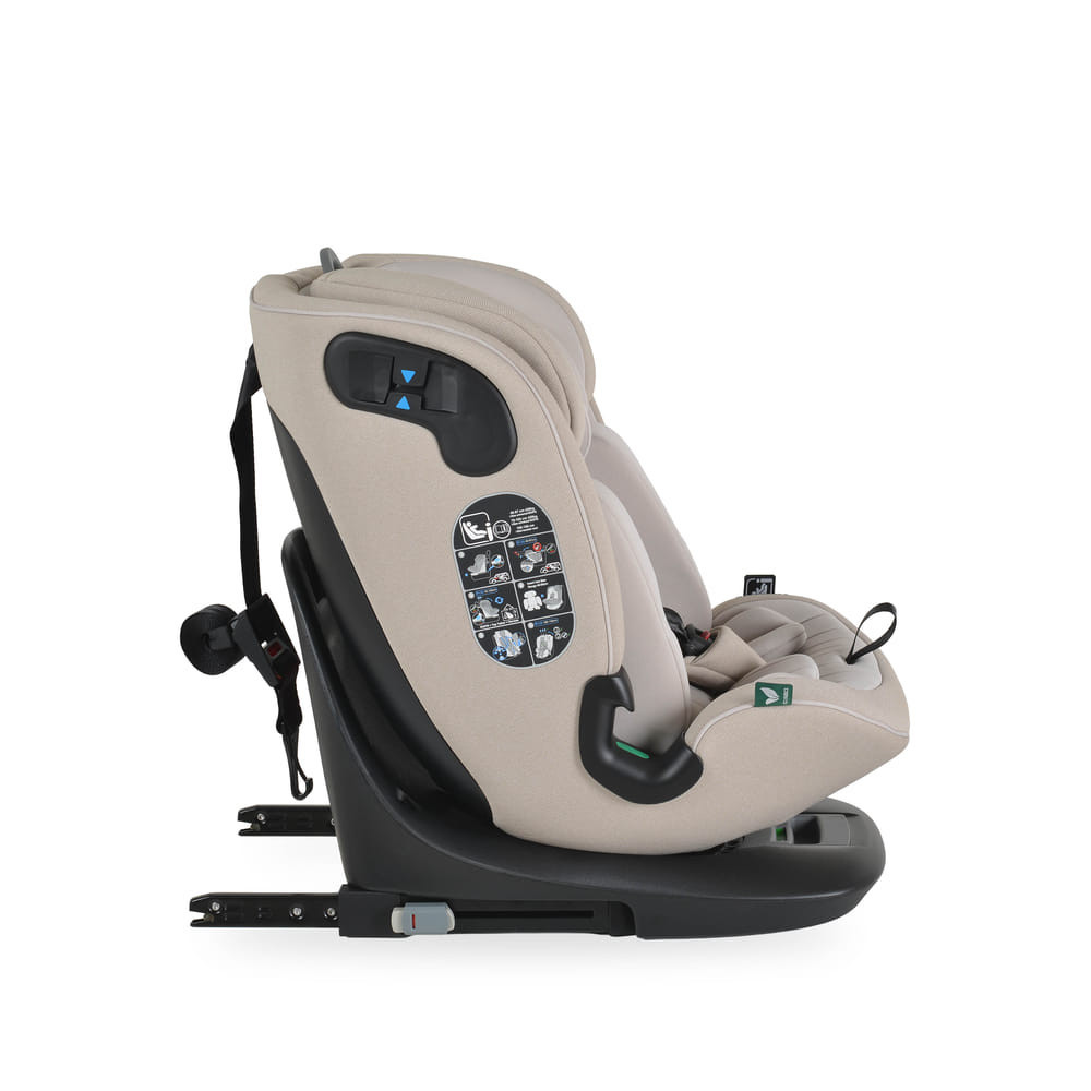 Cangaroo - GTS prémium autós ülés 40-150cm SPS, 360fokban forgatható BÉZS
