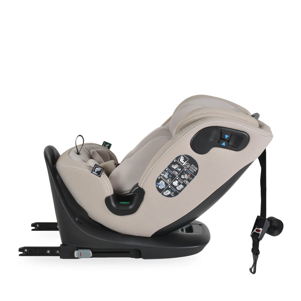 Cangaroo - GTS prémium autós ülés 40-150cm SPS, 360fokban forgatható BÉZS