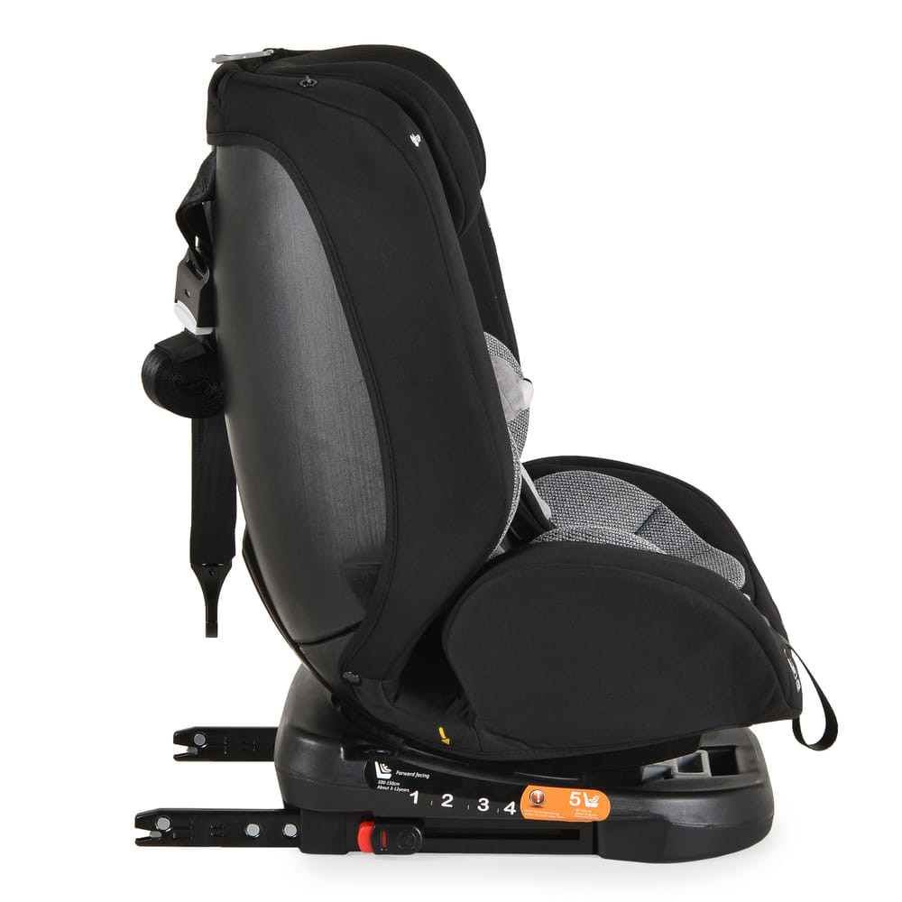 Moni i-MAXX - autós ülés, isofix, forgatható, 2 plüss+párna 40-150cm SZÜRKE