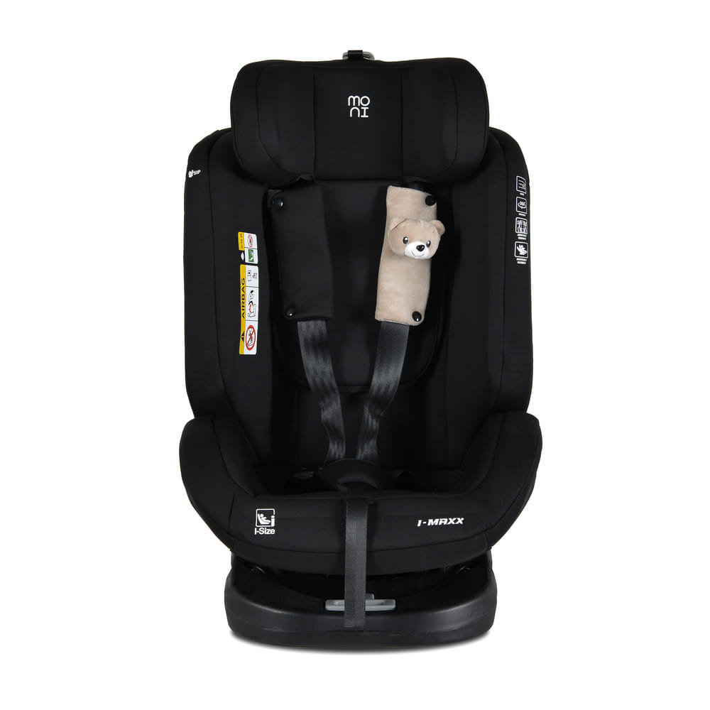 Moni i-MAXX - autós ülés, isofix, forgatható, 2 plüss+párna 40-150cm BÉZS