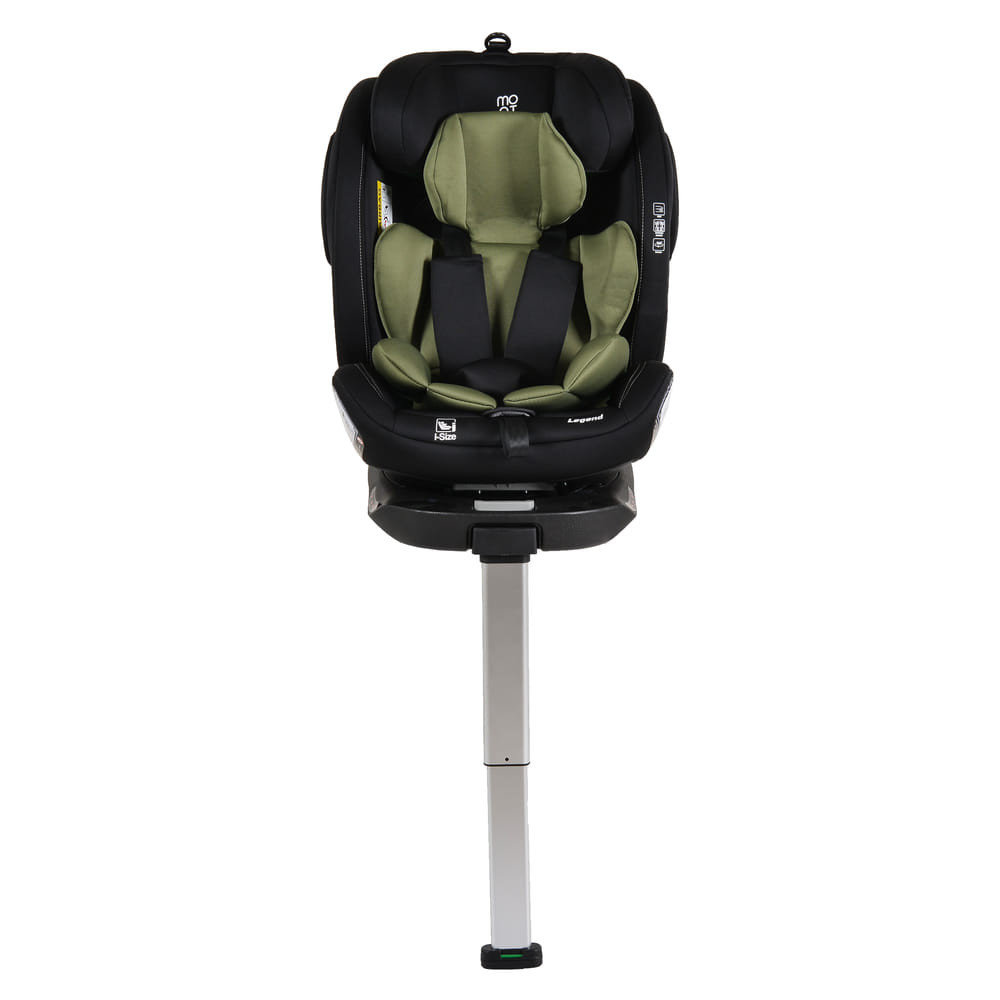 Moni - LEGEND autós ülés 40-150cm támasztólábbal ZÖLD