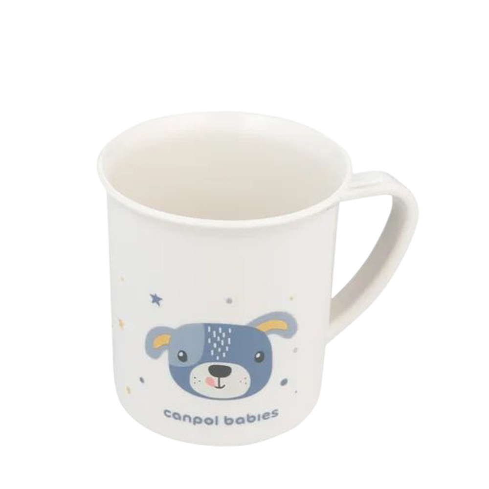 Canpol 4/413 - Cute Animals Műanyag Füles Pohár Kék 170ml