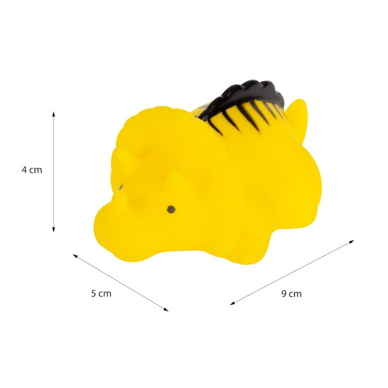 AKUKU A0169 - DINOSZAURUSZ Fürdőjáték 5 db – fürdetési kiegészítő