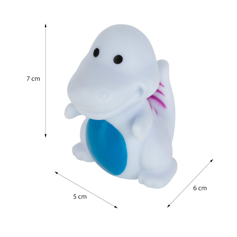AKUKU A0169 - DINOSZAURUSZ Fürdőjáték 5 db – fürdetési kiegészítő