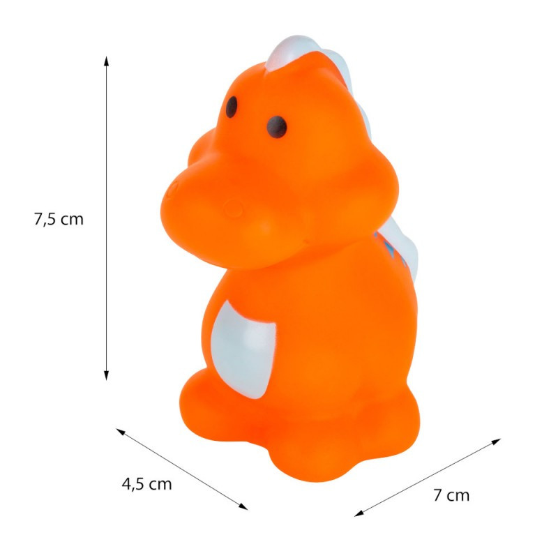 AKUKU A0169 - DINOSZAURUSZ Fürdőjáték 5 db – fürdetési kiegészítő