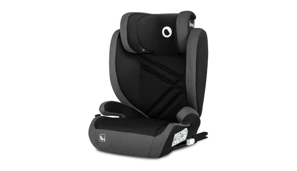 Lionelo HUGO I-Size 100-150cm 15-36kg - Black Grey (Iso-Fix) – autósülés