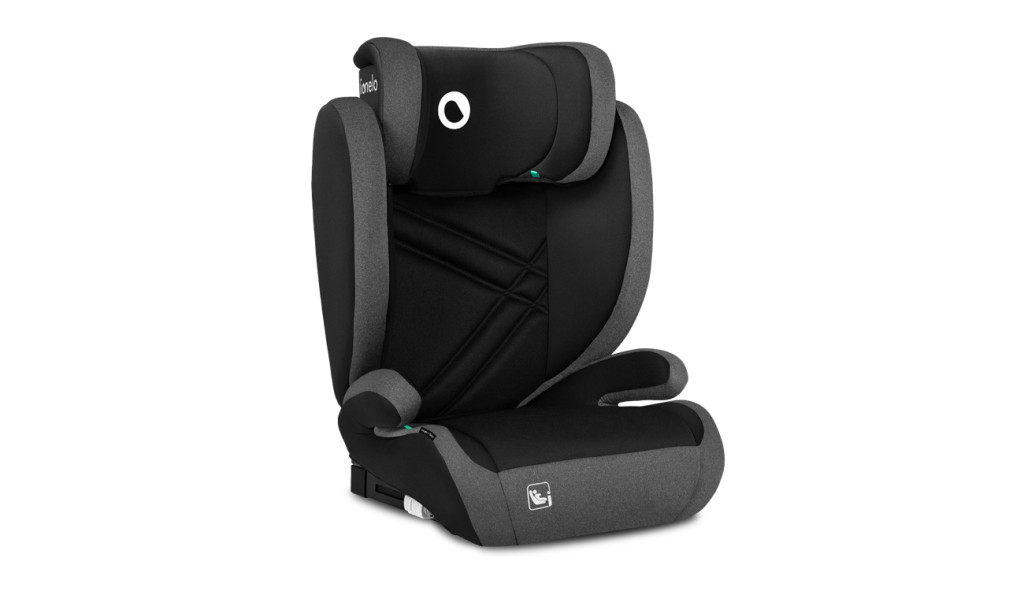Lionelo HUGO I-Size 100-150cm 15-36kg - Black Grey (Iso-Fix) – autósülés