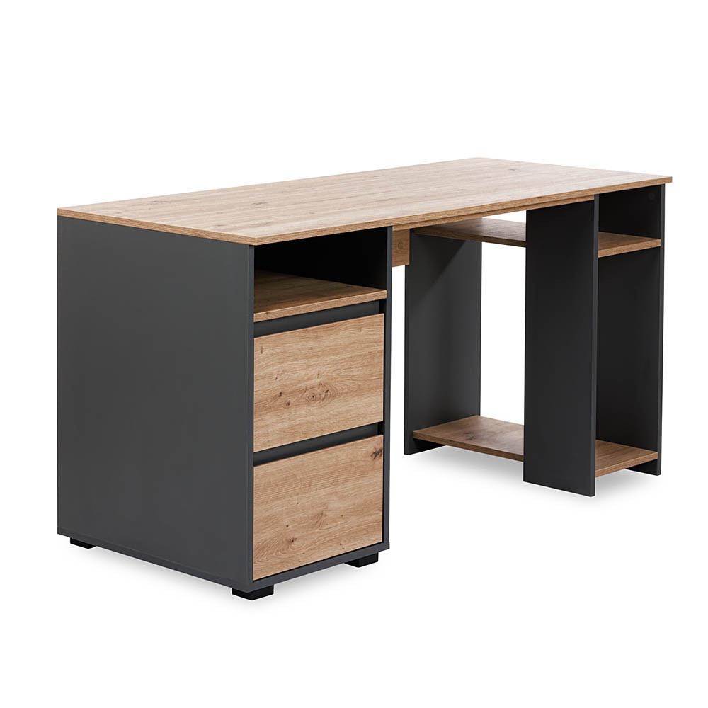Klups Little Sky - Dália Antracit-Tölgy Íróasztal – gyermekbútor 3. kép
