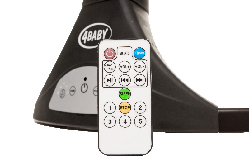 4Baby Rock'n Relax - Elektromos Hinta Black
