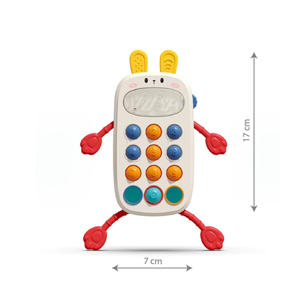BabyOno 1580 - Szenzoros játék RABBIT - Nyúl