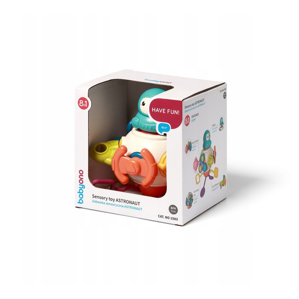 BabyOno 1583 - Szenzoros játék ASTRONAUTA
